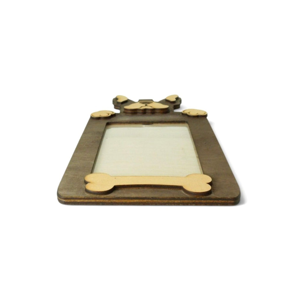 Personalized French Bulldog Photo Frame & Stand Custom Dog Gift 5x3" Photo