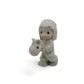 Precious Moments Making A Trail To Bethlehem Nativity Boy Stick Horse Boxed Vintage