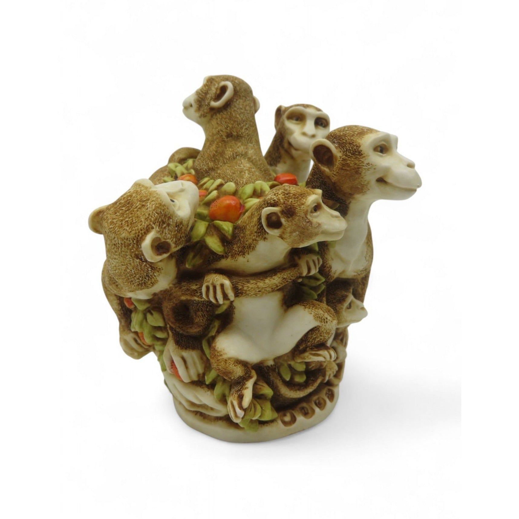 Harmony Kingdom Family Reunion Resin Monkey Box Figurine COA Zookeepers Vintage