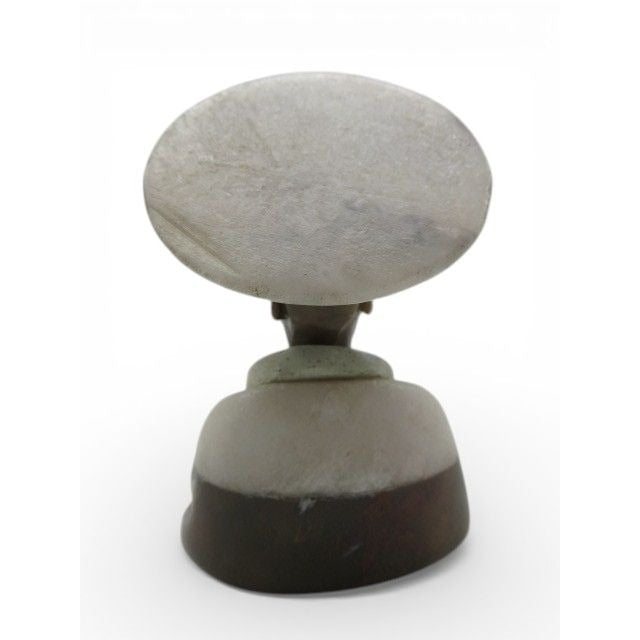Small Stone Bust Set Colourful Hand Carved in South Africa 2.7" & 3.1"