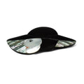 Lady in Hat Brooch Pin Mother of Pearl Woman with Hat 80s Vintage