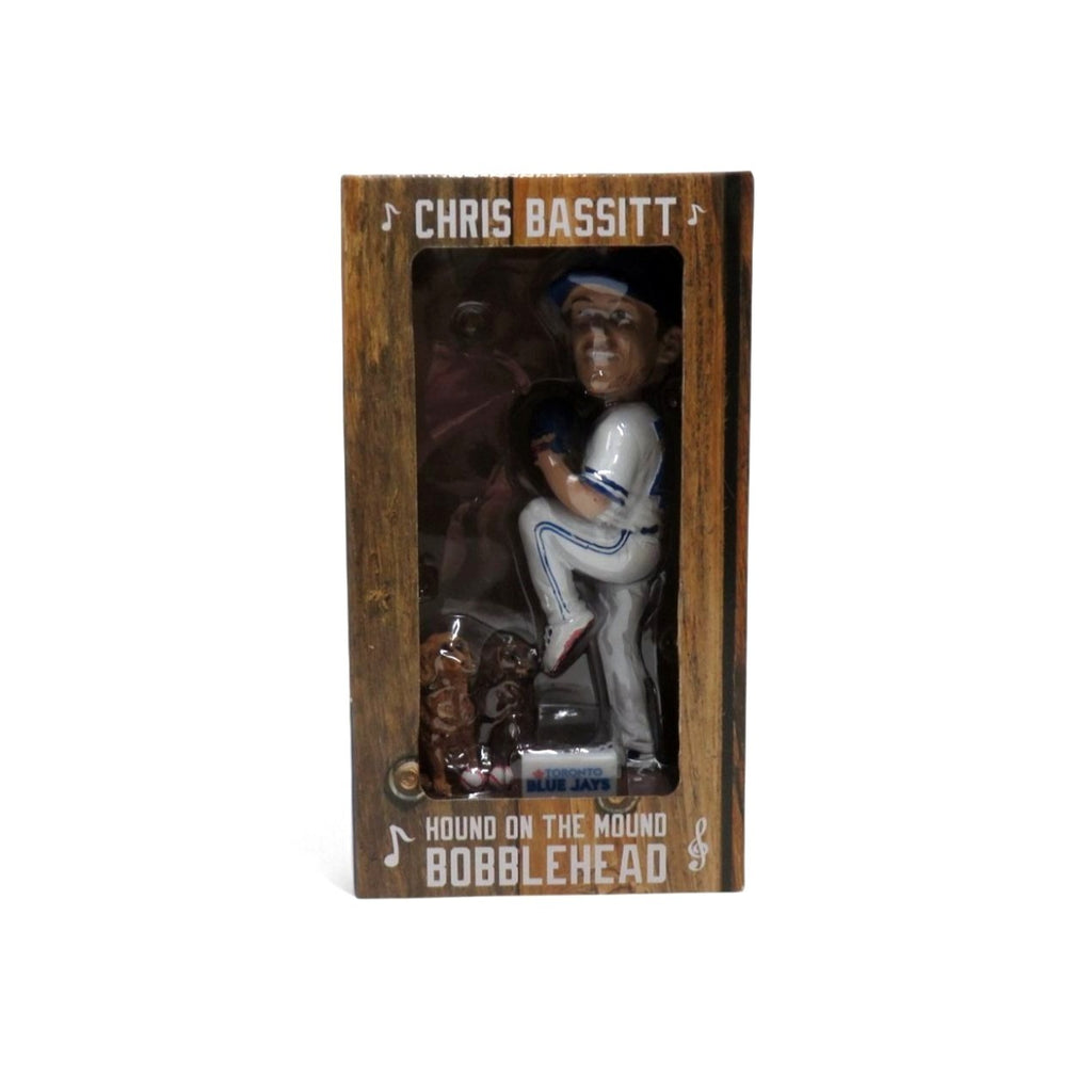 Chris Bassitt Hound on the Mound Bobblehead BDA Sports Blue Jays Boxed