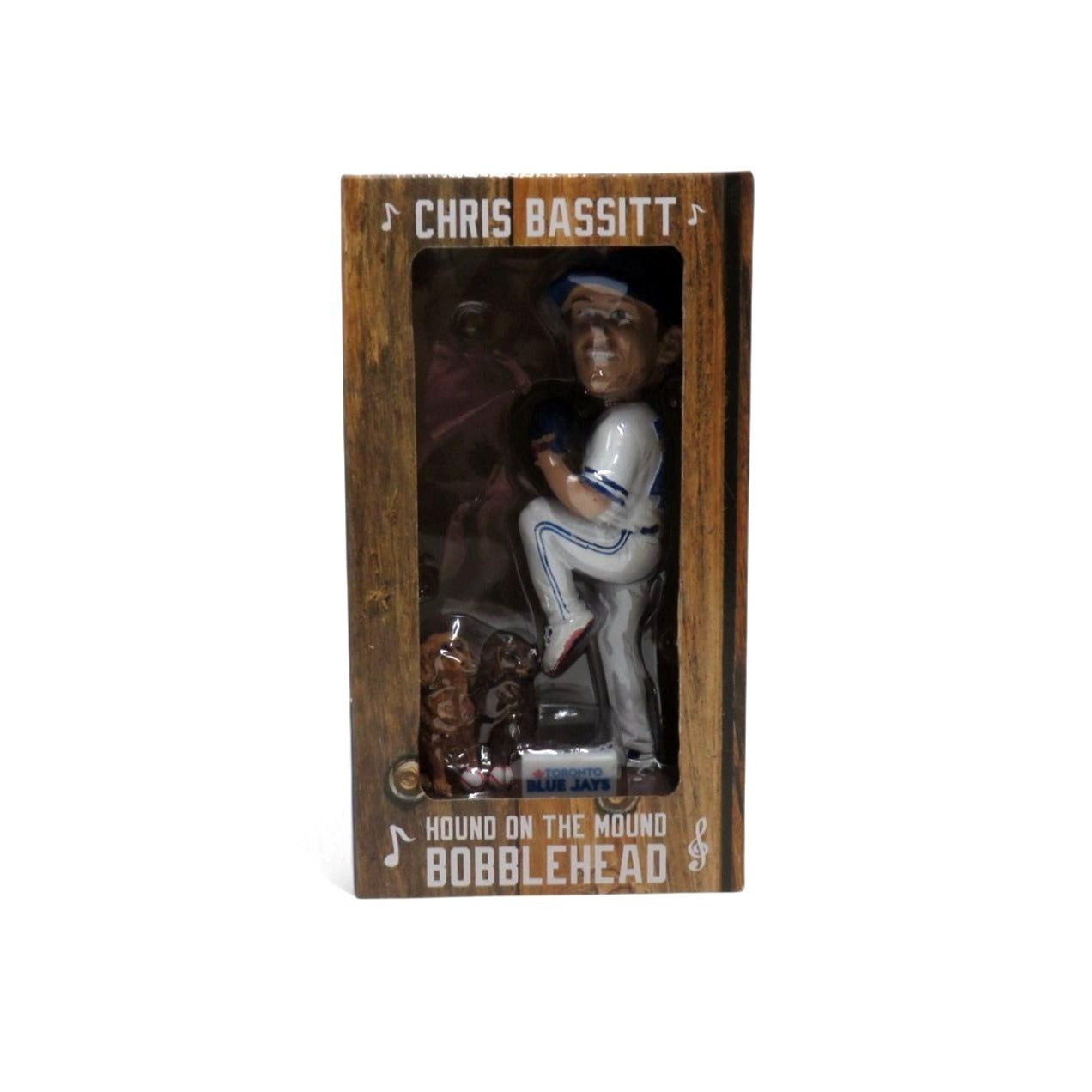 Chris Bassitt Hound on the Mound Bobblehead BDA Sports Blue Jays Boxed