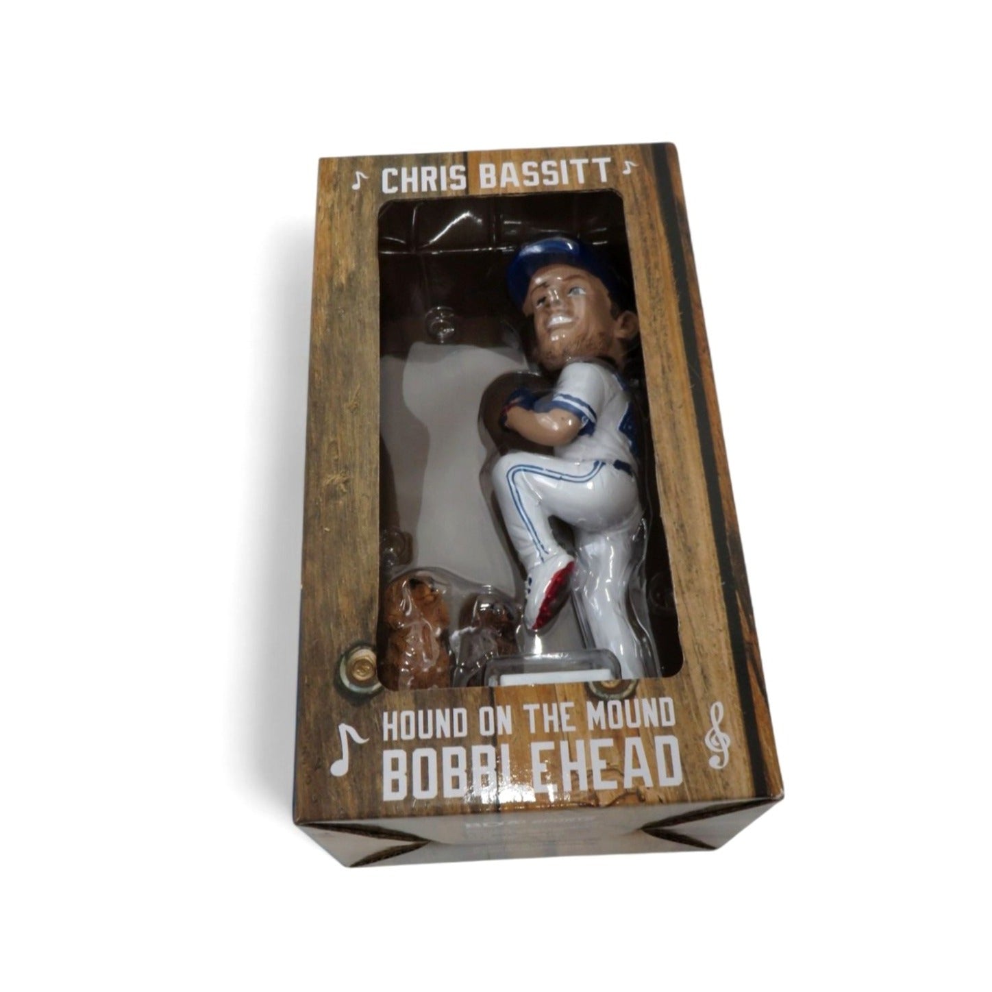 Chris Bassitt Hound on the Mound Bobblehead BDA Sports Blue Jays Boxed