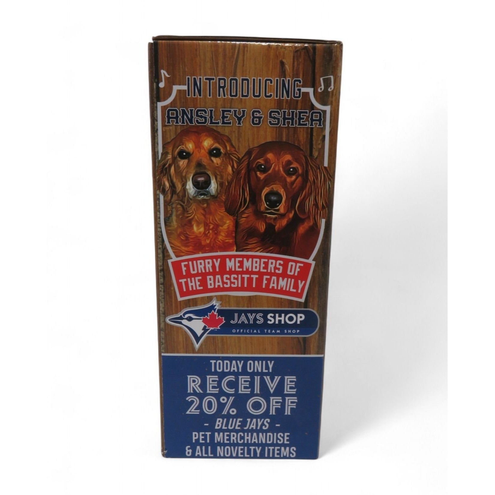 Chris Bassitt Hound on the Mound Bobblehead BDA Sports Blue Jays Boxed