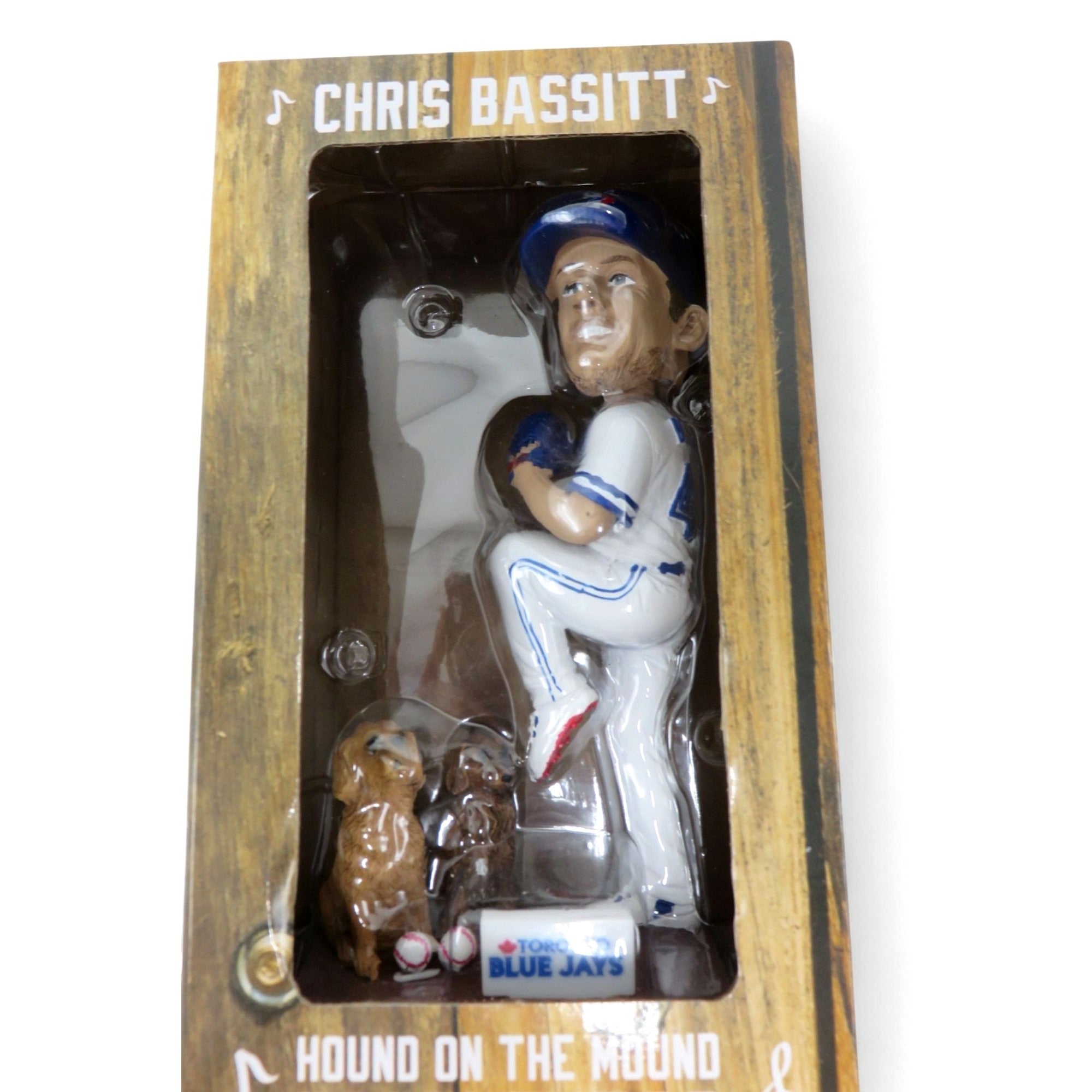 Chris Bassitt Hound on the Mound Bobblehead BDA Sports Blue Jays Boxed