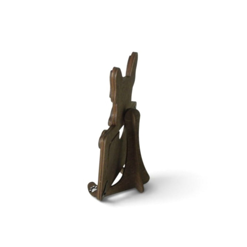 Personalized French Bulldog Wood Photo Frame With Acrylic Cover & Stand for 2 x 3" Photo