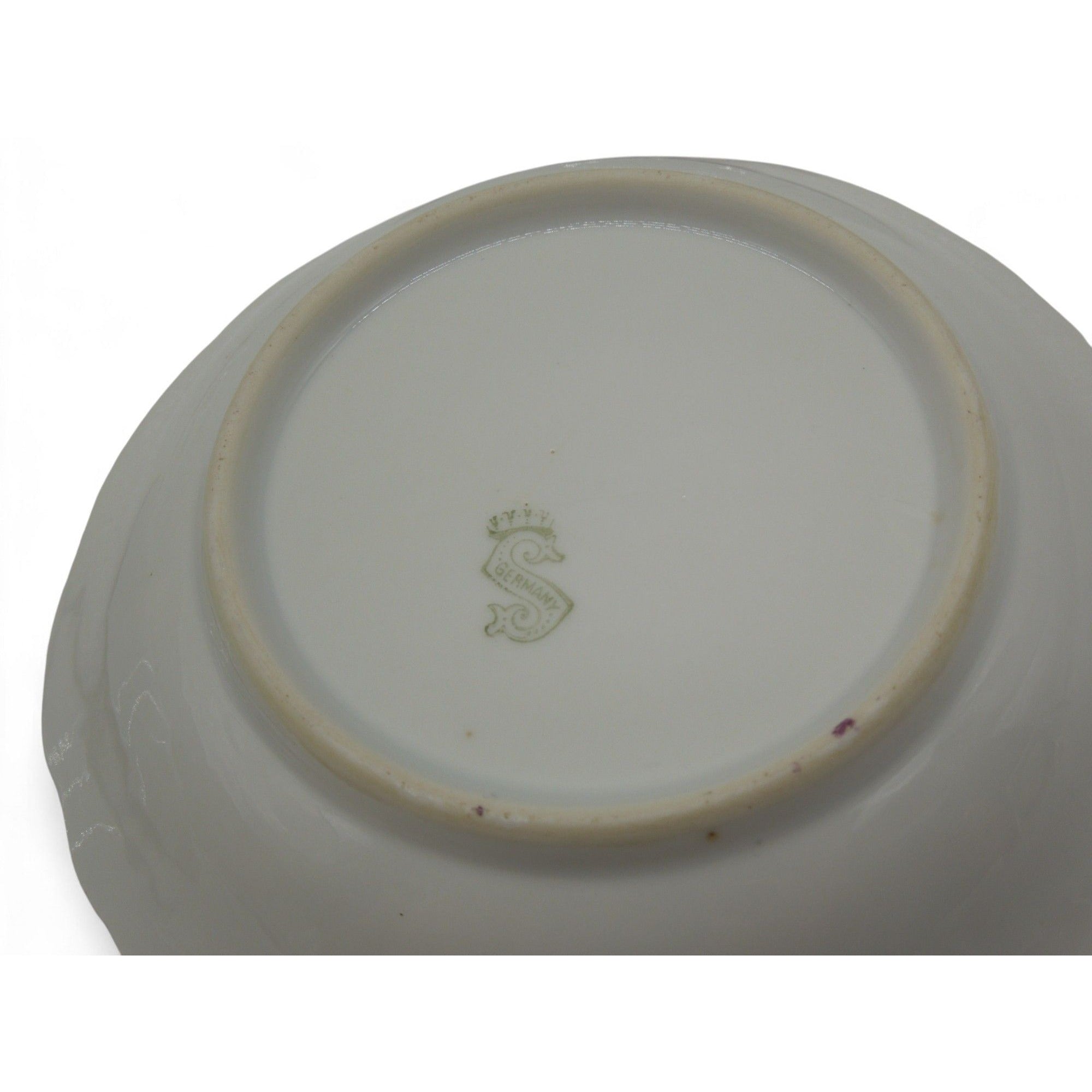 Antique Kuno Steinmann Germany Porcelain Berry Bowls Set of 4 Floral 5"