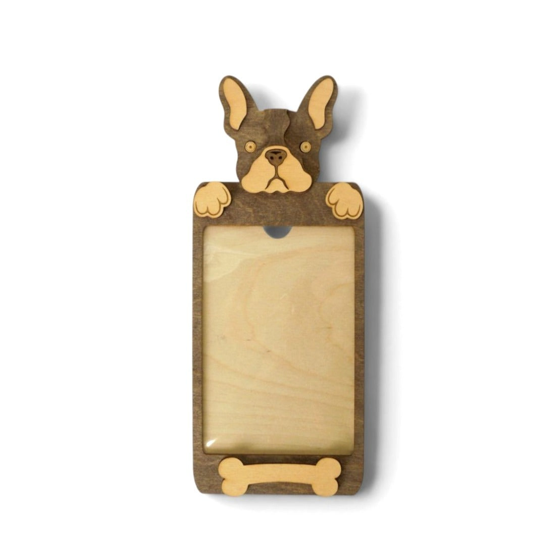Personalized French Bulldog Photo Frame & Stand Custom Dog Gift 6x4" Photo