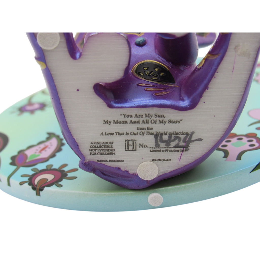 Hamilton Collection Purple Elephant You Are My Sun Figurine Blake Jensen 4.7"