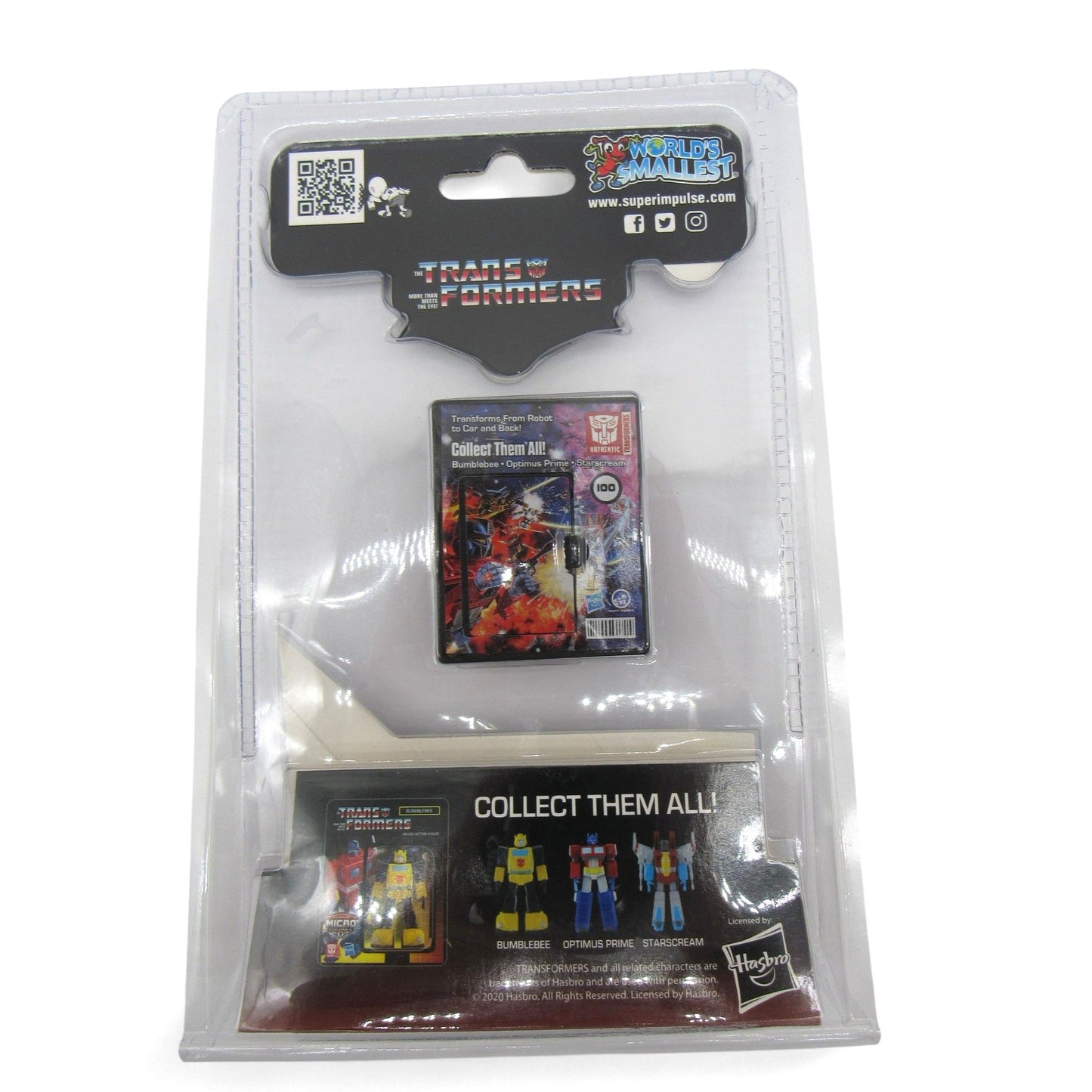 Hasbro Transformers Bumblebee & Starscream Mini Worlds Action Micro Figures