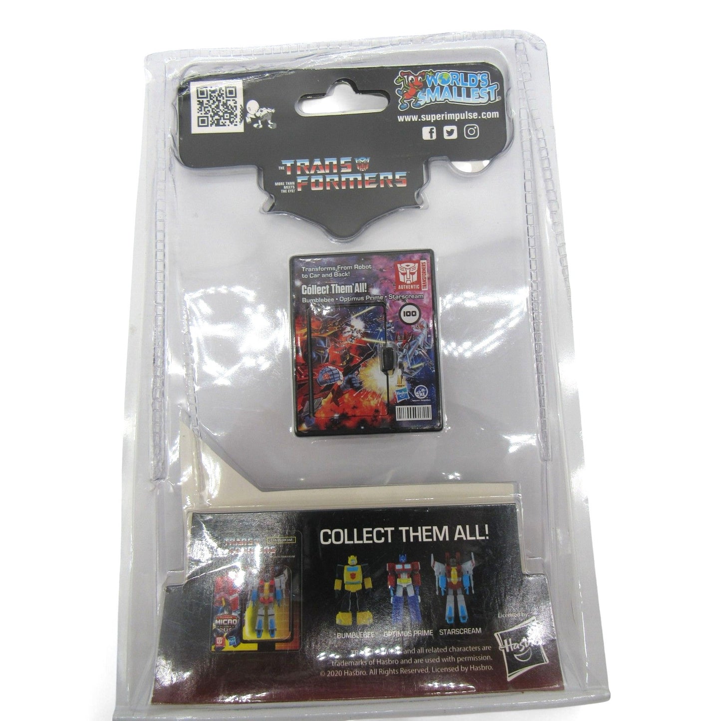 Hasbro Transformers Bumblebee & Starscream Mini Worlds Action Micro Figures