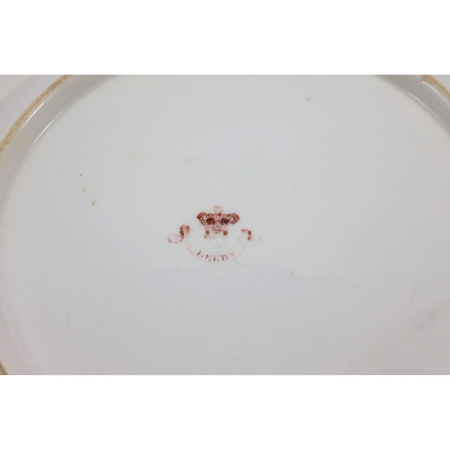 Antique Royal Crown Derby Plate Floral Design 1800s England 10"