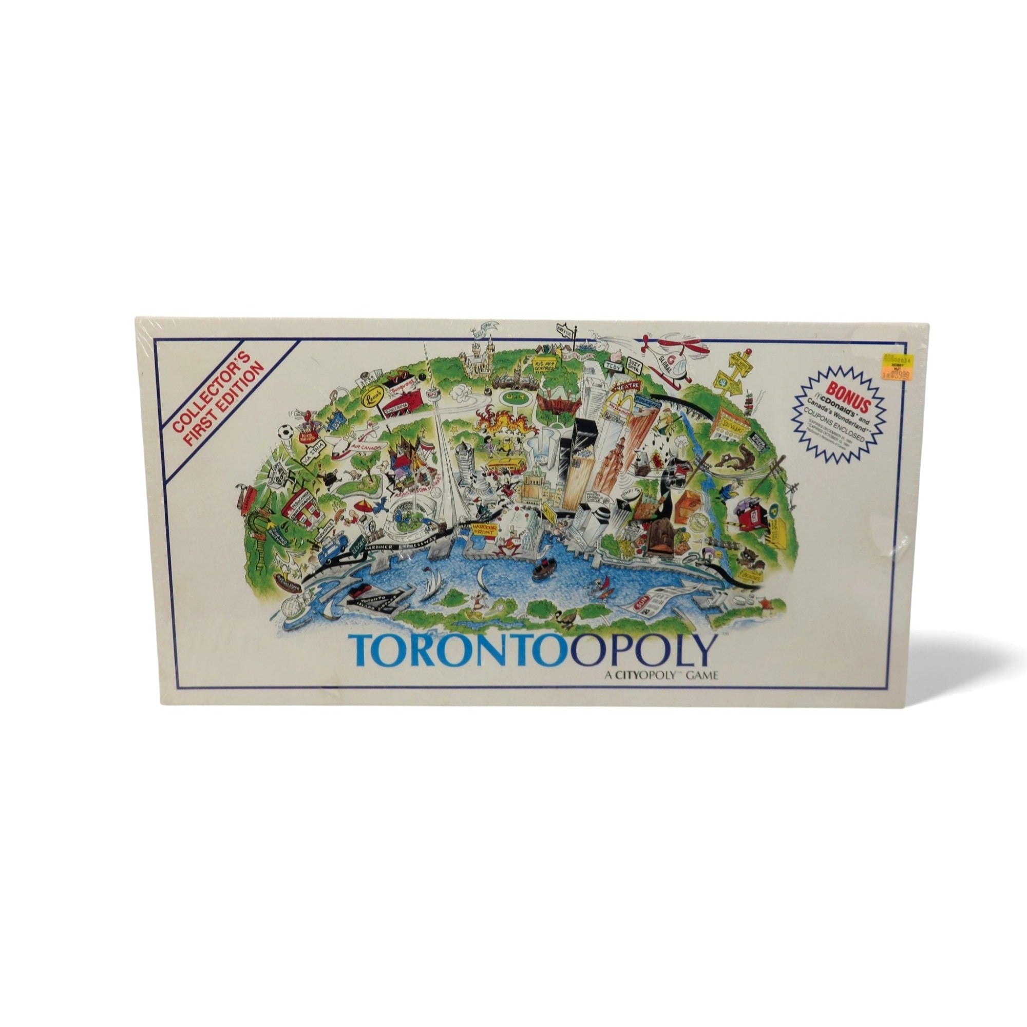 Vintage Torontoopoly Board Game Sealed First Edition 1990 Cityopoly Canada