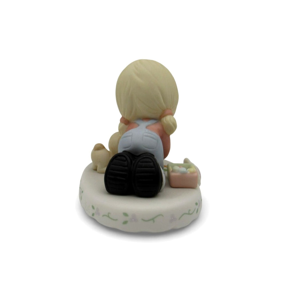 Precious Moments Age 8 Growing In Grace Porcelain Figurine Boxed Girl Puppy