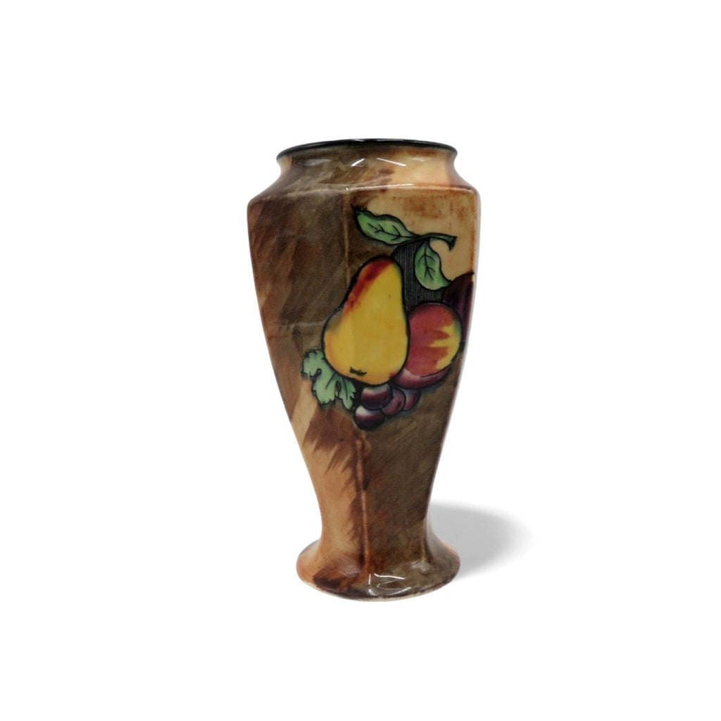 Vintage H&K Tunstall Luscious Hand Painted Ceramic Fruit Vase England 6.5"