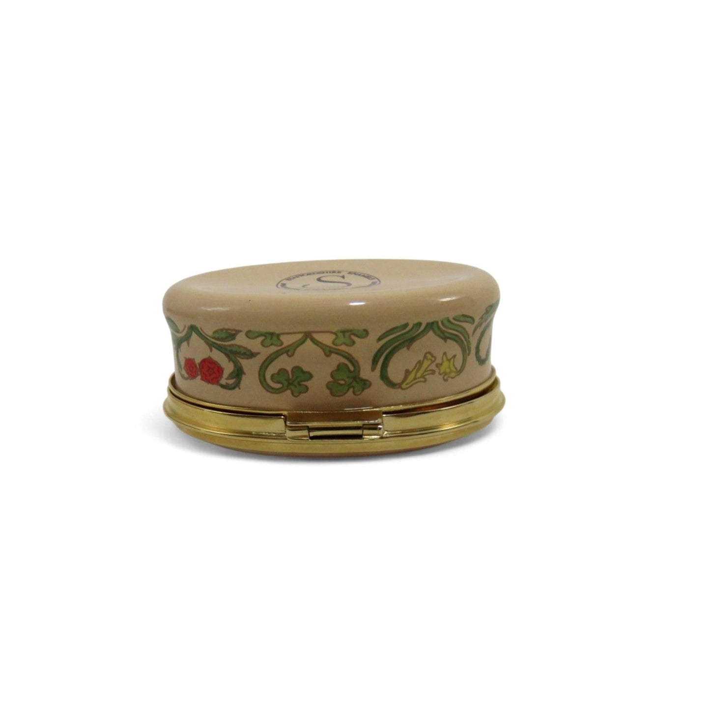 Vintage Staffordshire Enamels Royal Wedding 1981 Trinket Pill Box England