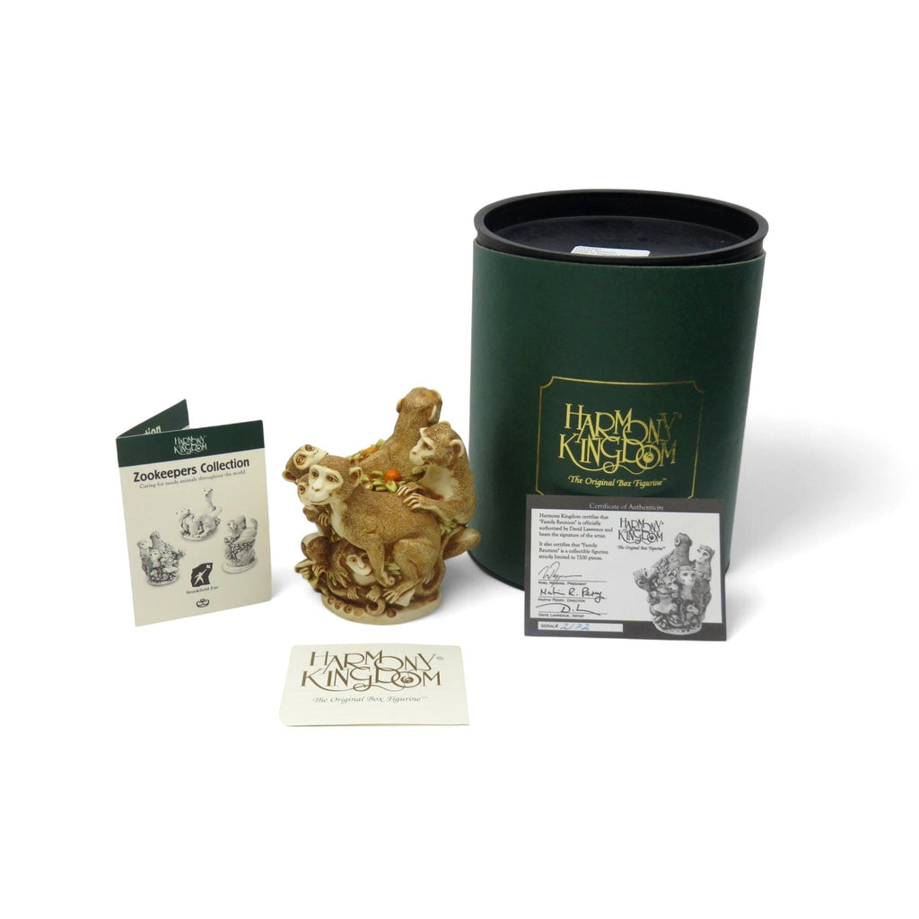 Harmony Kingdom Family Reunion Monkey Trinket Boxed with COA