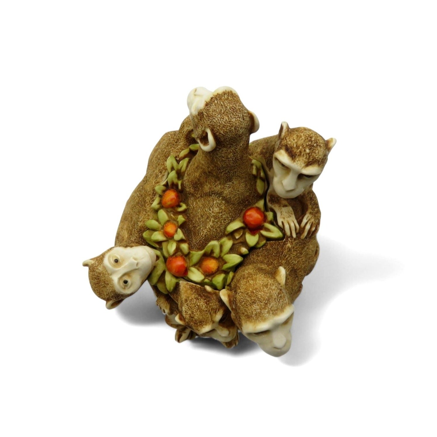 Harmony Kingdom Family Reunion Monkey Trinket Boxed with COA