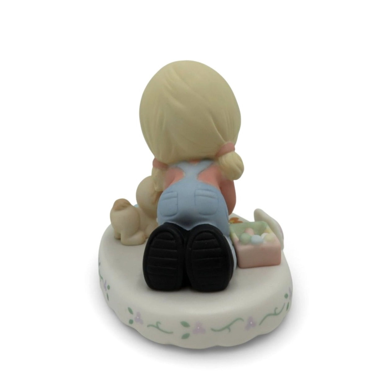 Precious Moments Age 8 Growing In Grace Porcelain Figurine Boxed Girl Puppy