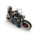 Booster Q2-2 Biker Figurine Polyresin Motorcycle Rider Chopper 9"