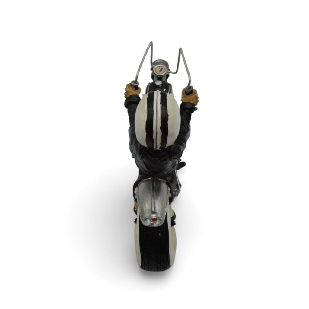 Booster Q2-2 Biker Figurine Polyresin Motorcycle Rider Chopper 9"